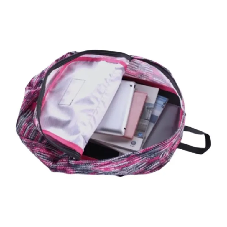JanSport Polyester Backpack Medium Size Women's Rose Red Sweaters-4