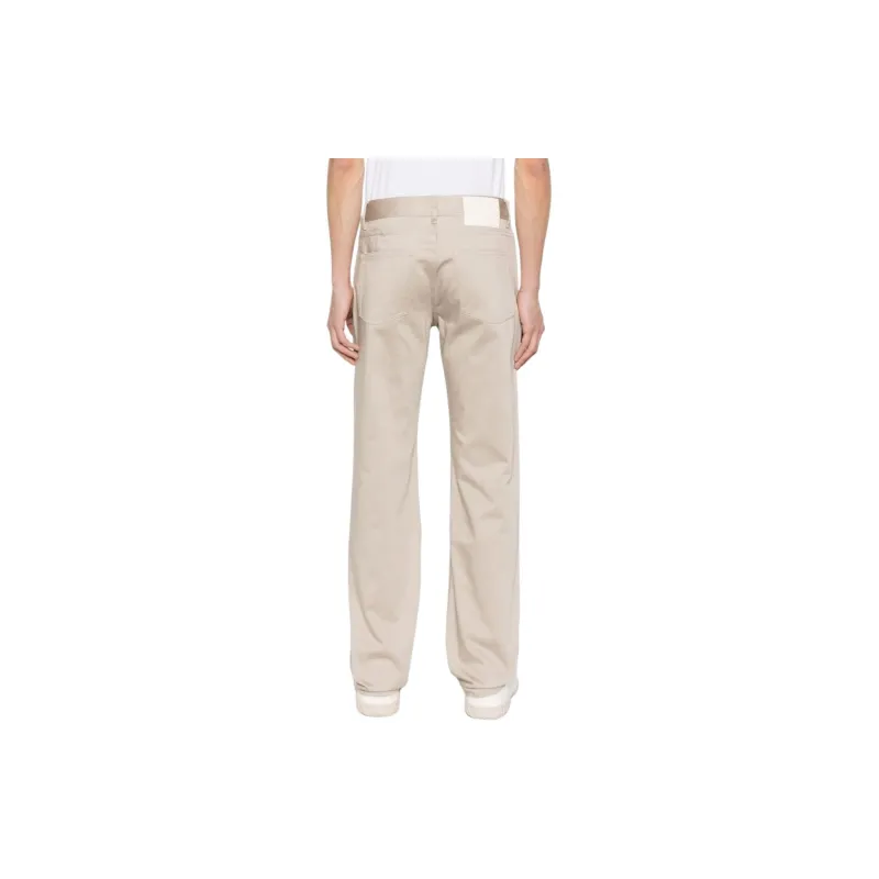 Ami Logo Patch Straight Leg Trousers-3