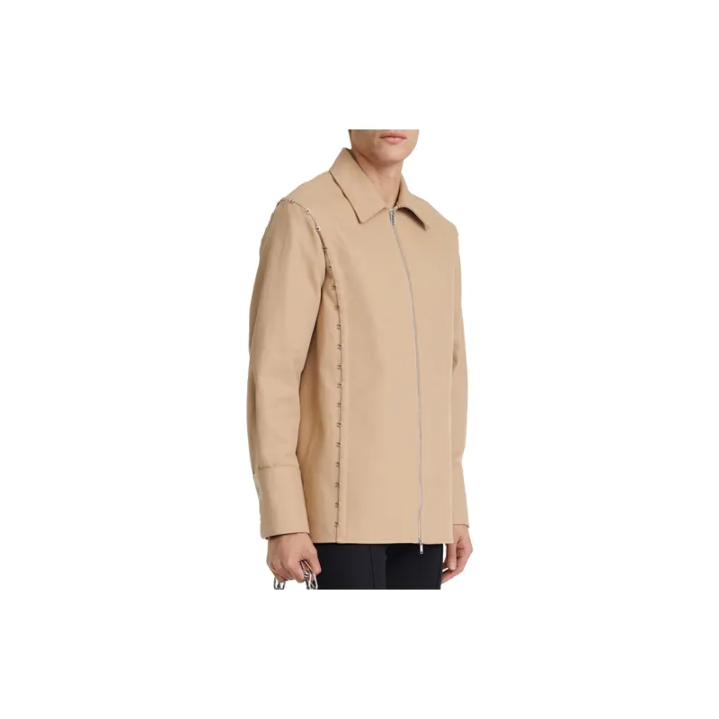 DION LEE Jackets Unisex Khaki-3