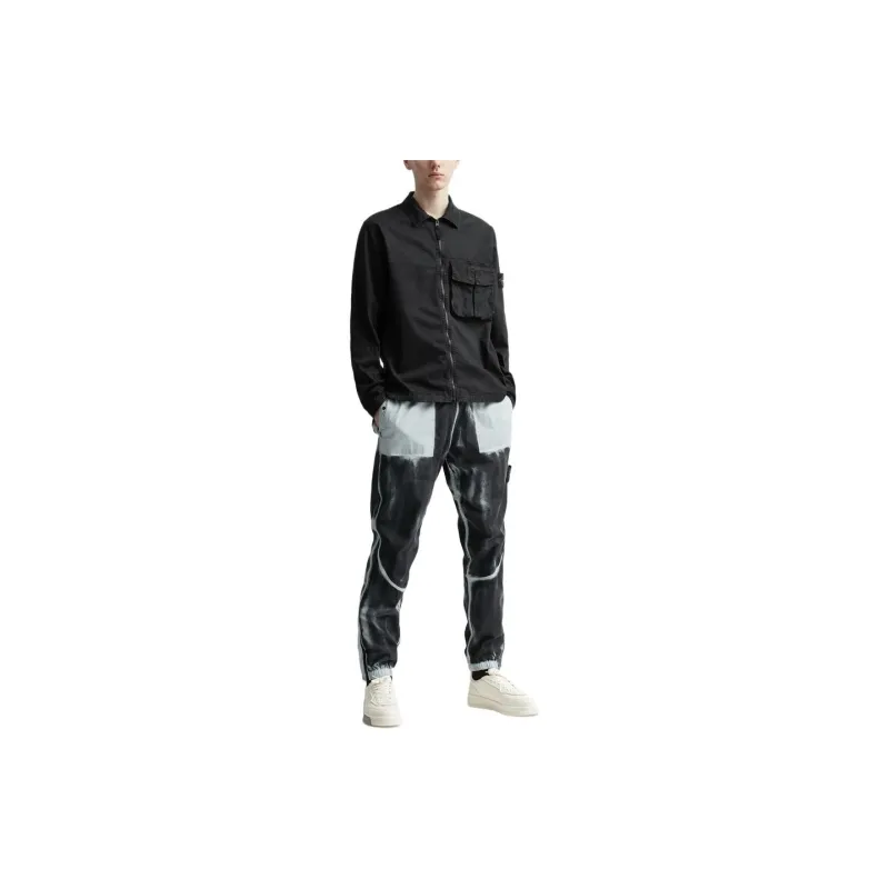 STONE ISLAND Jackets Coats Men's Black-2