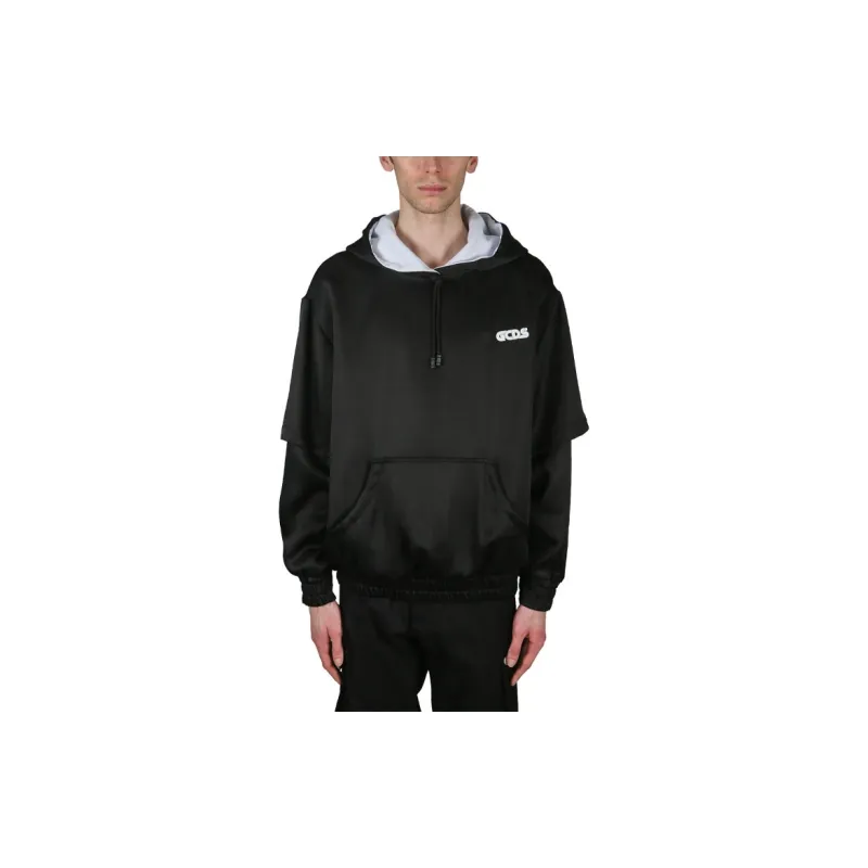 GCDS Double Hood Sweatshirt-2