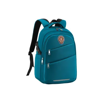 Disney Classic Polyester Backpack Regular Unisex Peacock Blue/Rose Red