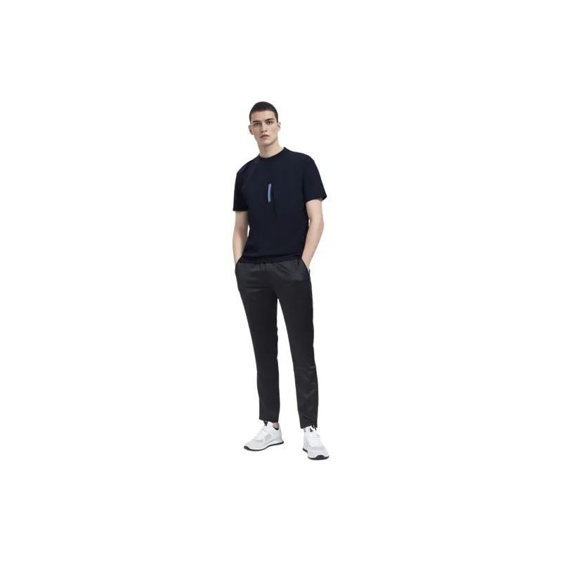 PRADA T-Shirts Men Navy Blue-3