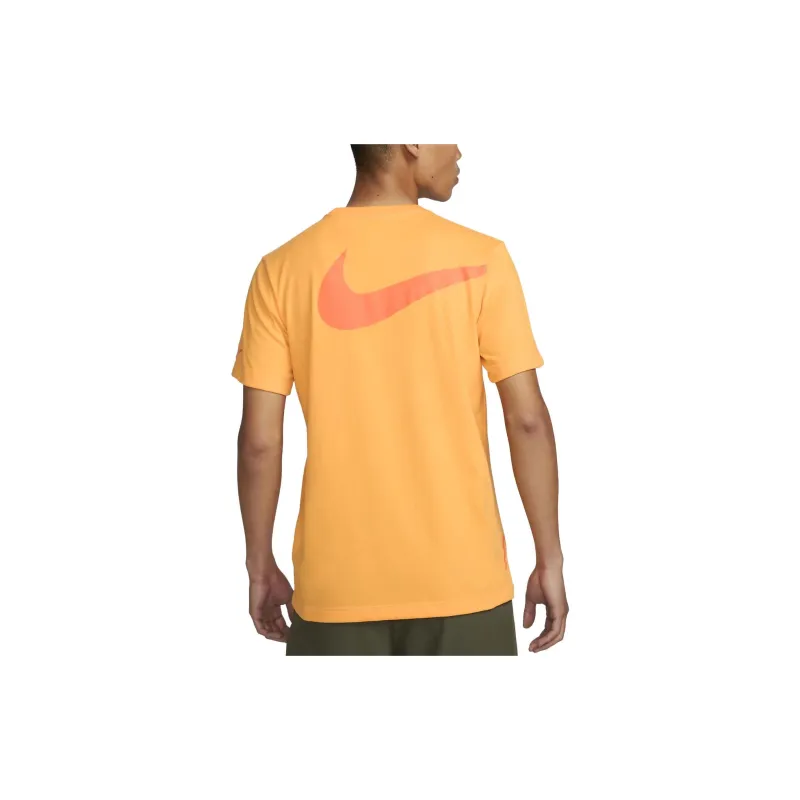 Nike T Shirts Men Saffron-2