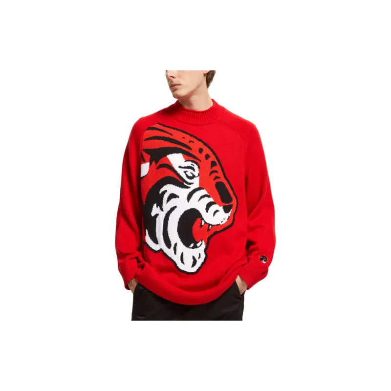Calvin Klein Sweaters Unisex Red-3