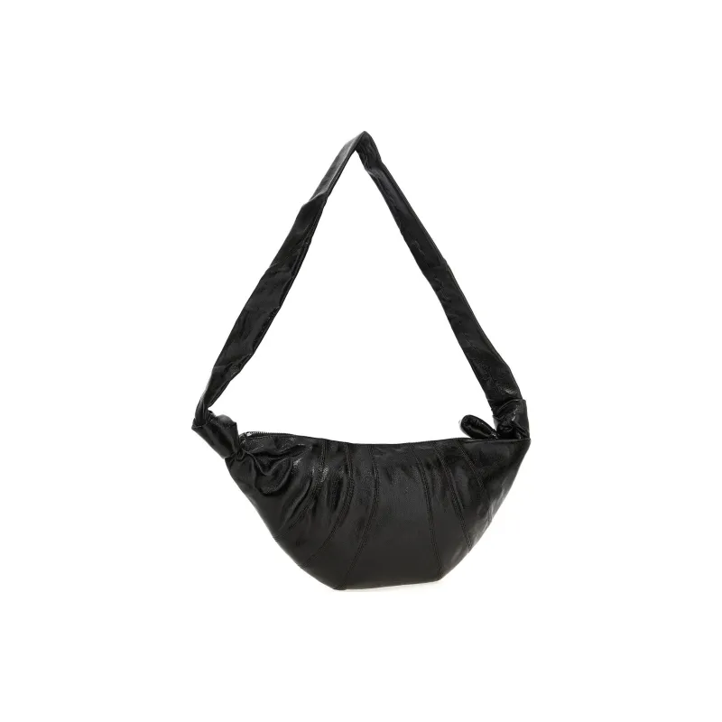 Lemaire Cotton Croissant Bag, Handbag, Shoulder Bag Medium Size Women's Brown-2