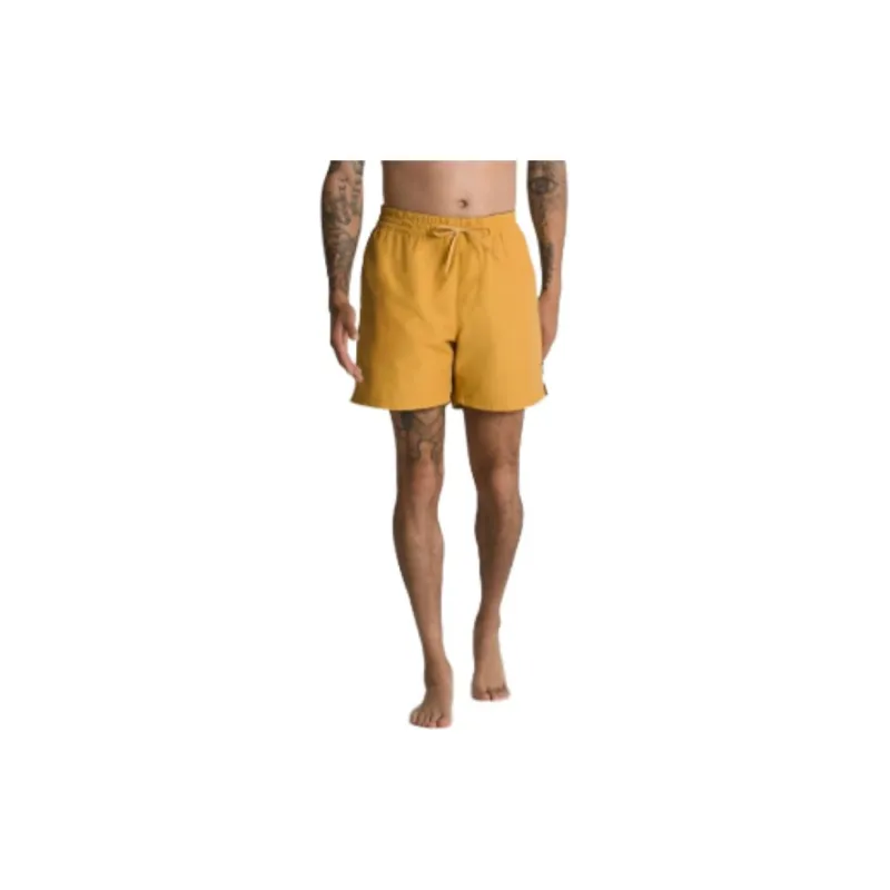 Vans Casual Shorts Men Yellow Brown-2