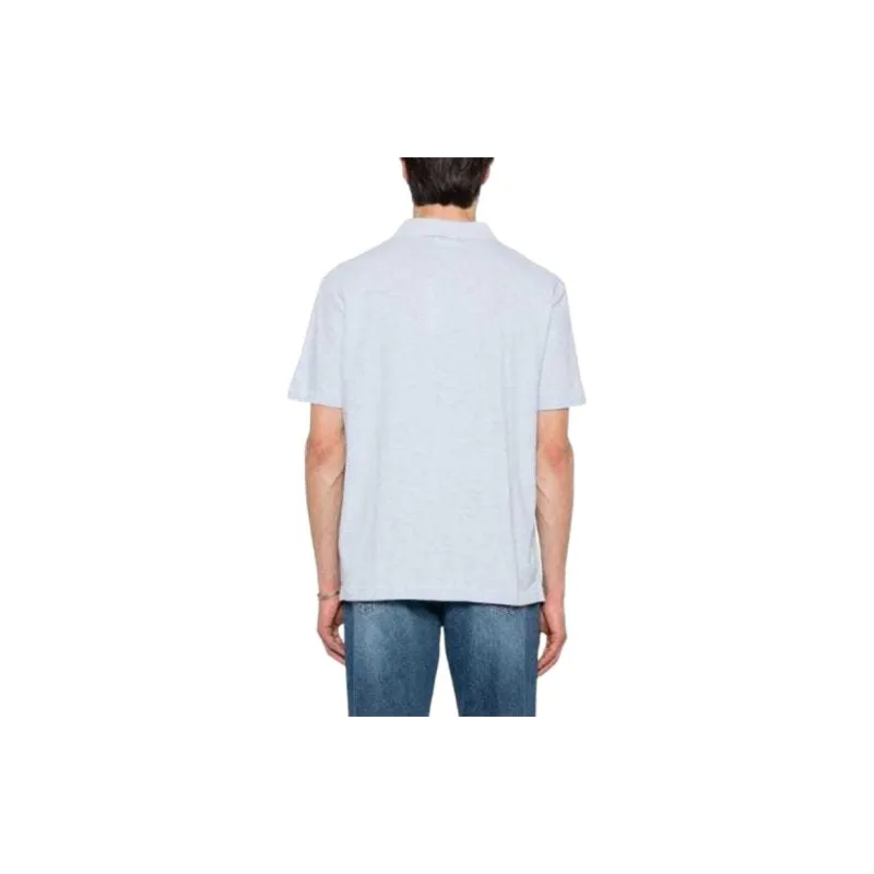Calvin Klein Logo patch Mélange Polo Shirt-2