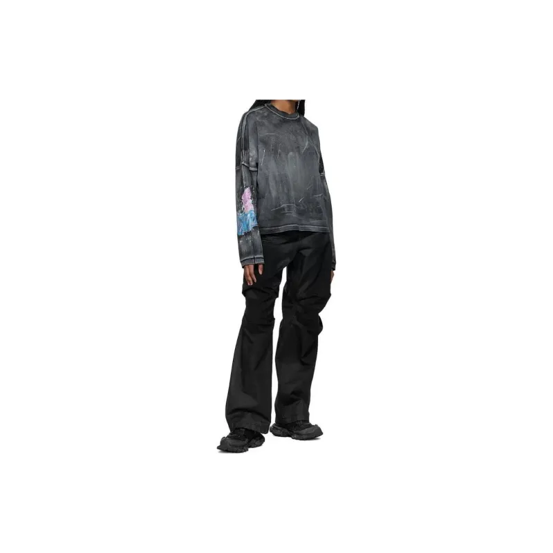 WE11DONE SS23 T Shirts Unisex Black-3