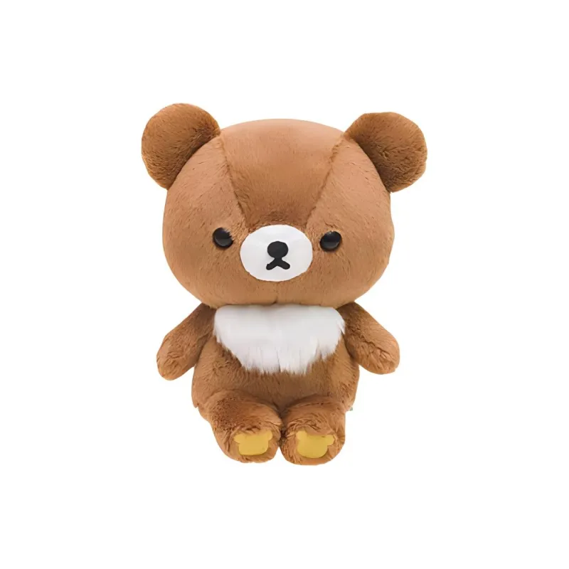 SAN X Rilakkuma Honey Bear Dolls Plush Doll 16cm/26.5cm/36.5cm Height-0