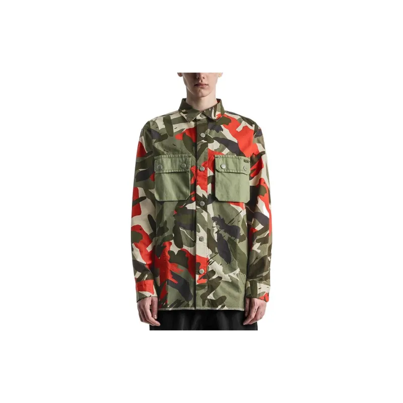 Vans Nigel Cabourn Nigel Shirt Men's Green-3
