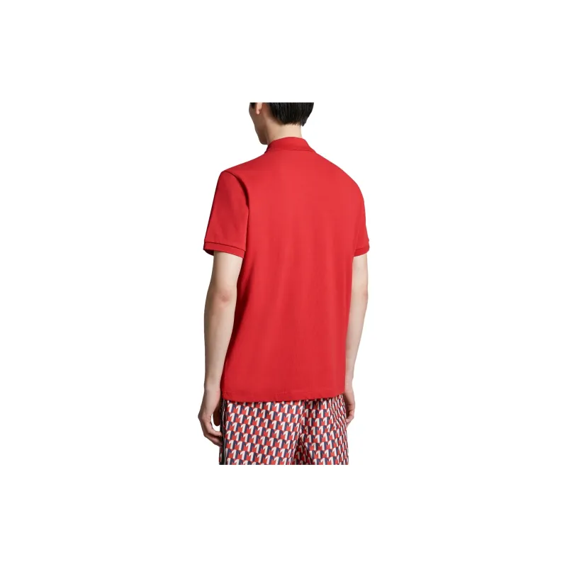 Moncler SS24 Year Of The Dragon Collection Polo Shirt Men's Red-3
