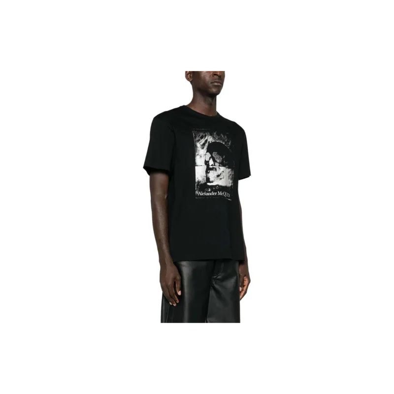 Alexander McQueen Skull Printed Crewneck T Shirt-3