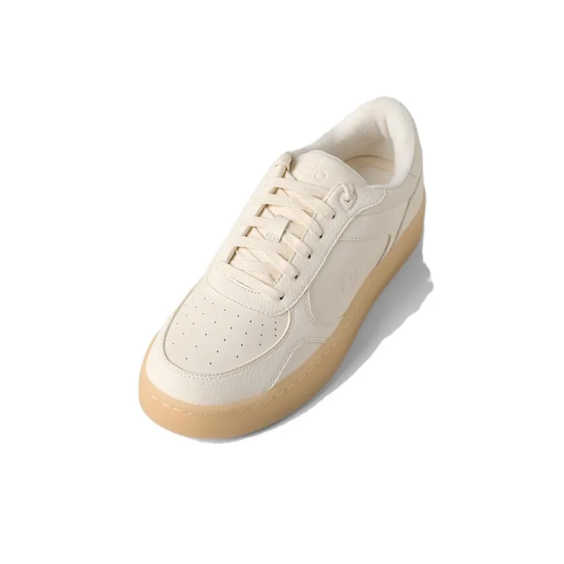 Alo Yoga Anti Slip Wear Resistant Low Top Skateboard Shoes Unisex Beige-1