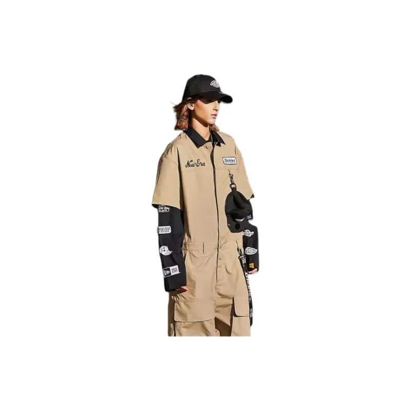 Dickies X New Era Jumpsuits Unisex Khaki-3