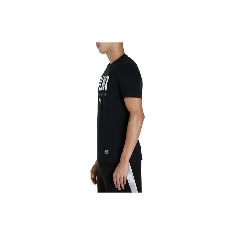 PUMA STYLE TEC T Shirt Men's Black-6