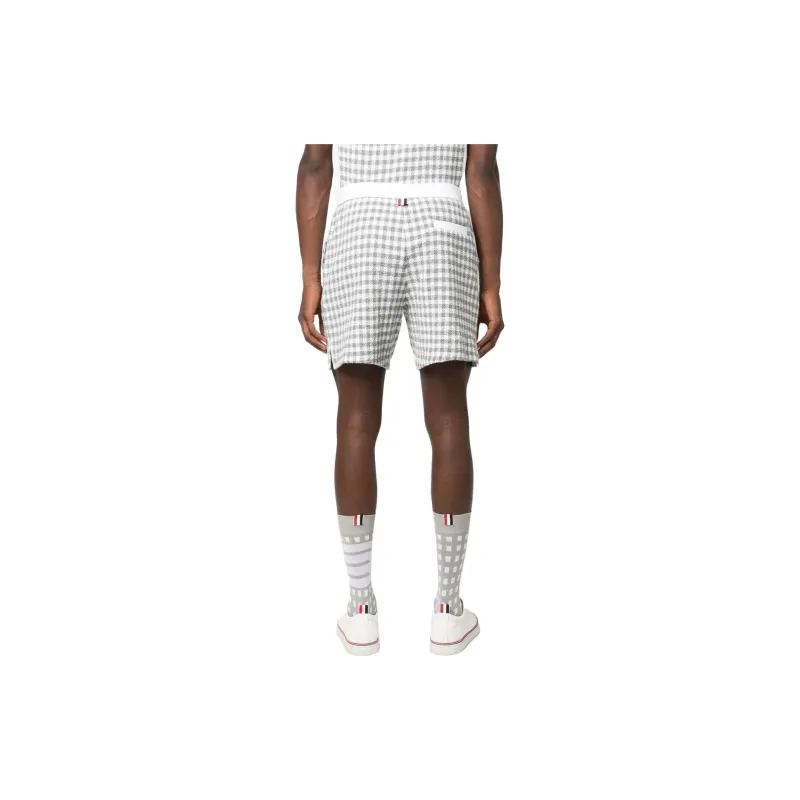 THOM BROWNE Gingham check Track Shorts-2