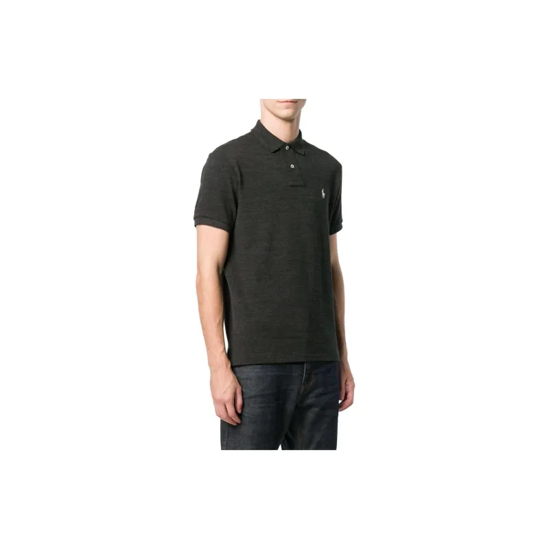 Polo Ralph Lauren Logo Embroidered Straight Hem Polo Shirt-4