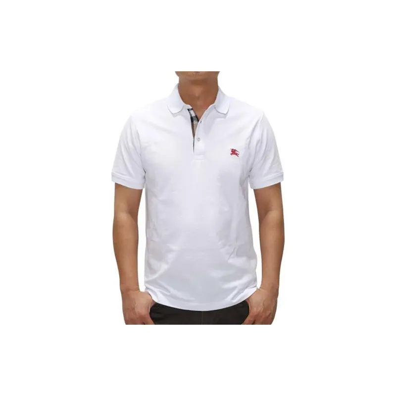 Burberry Polo Shirt Men's White-3
