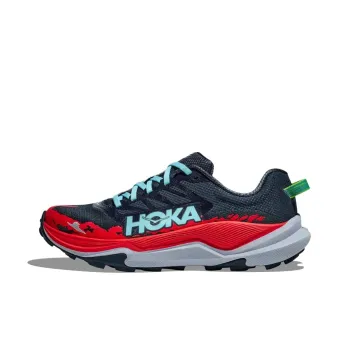 HOKA ONE ONE Anti Slip Wear Resistant Low Top Running Shoes Women's Gray Red