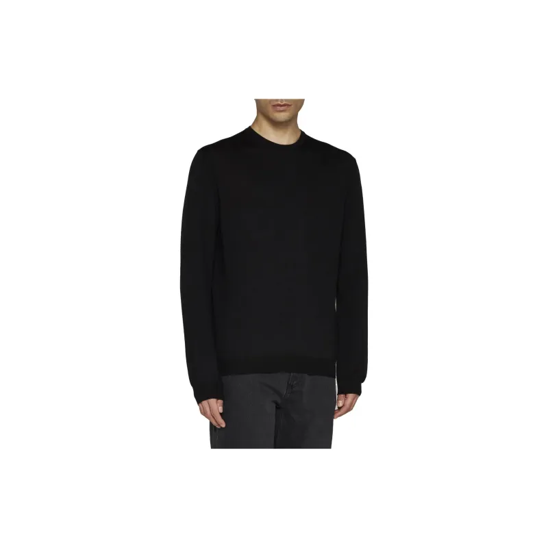 MALO Sweaters Men Black-3