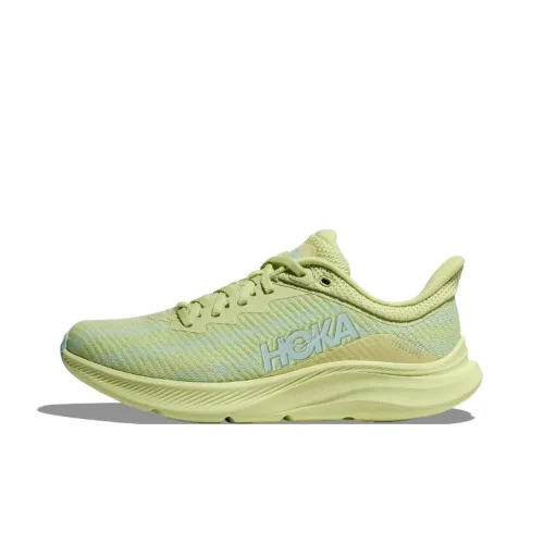 HOKA ONE ONE Solimar Training Shoes Women's Low-Top Green/Yellow