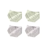 M1559-G Set-Wave High Split-Green+Green+Purple+Purple (4 Pack)