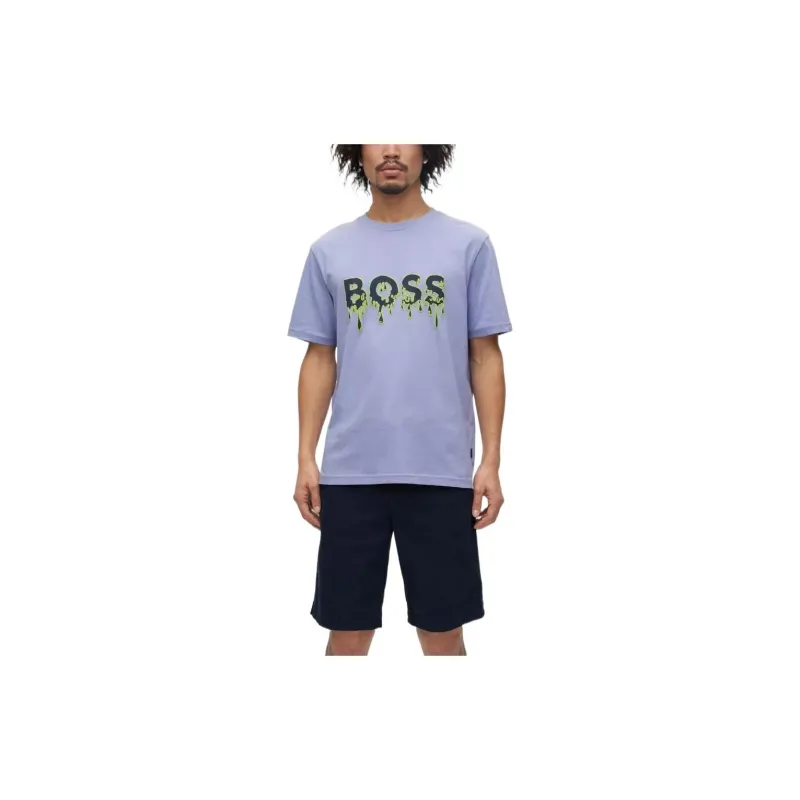 HUGO BOSS T Shirts Men Purple-2