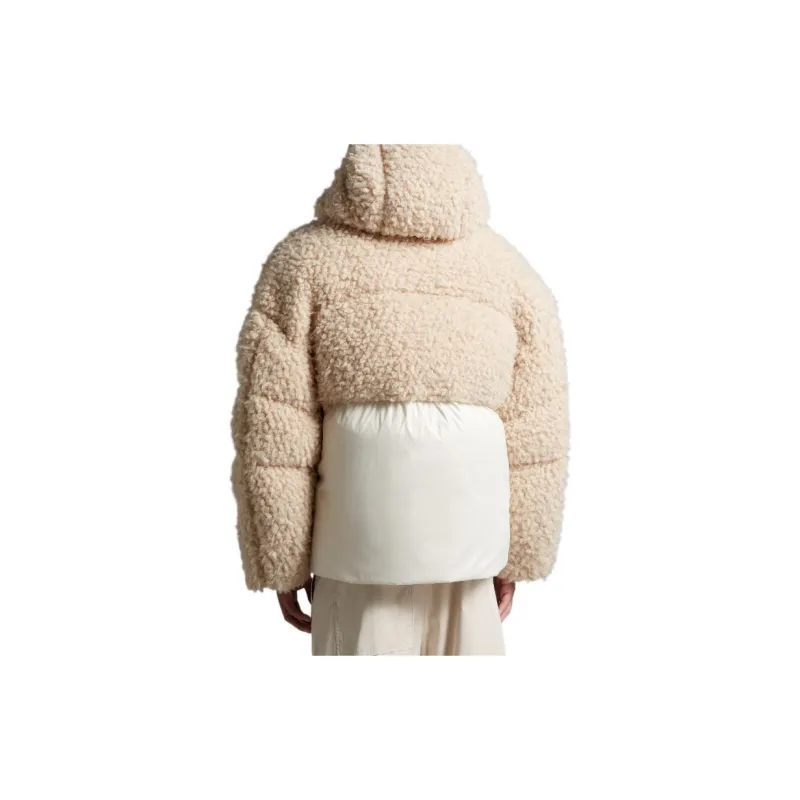 Moncler FW22 Hooded Loose Fit Down Jacket Men's Snowflake White-2