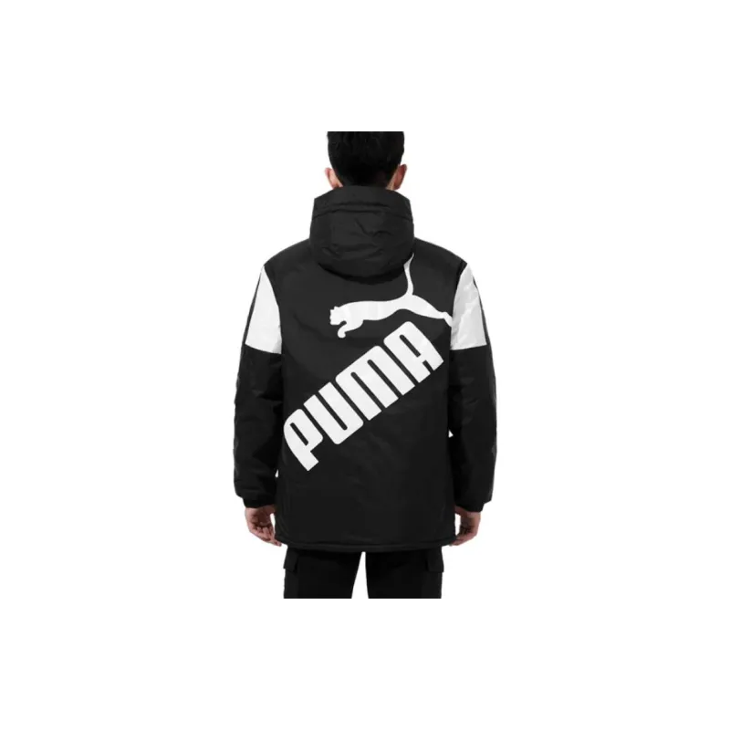 PUMA Puffer Jackets Men Black/White-3