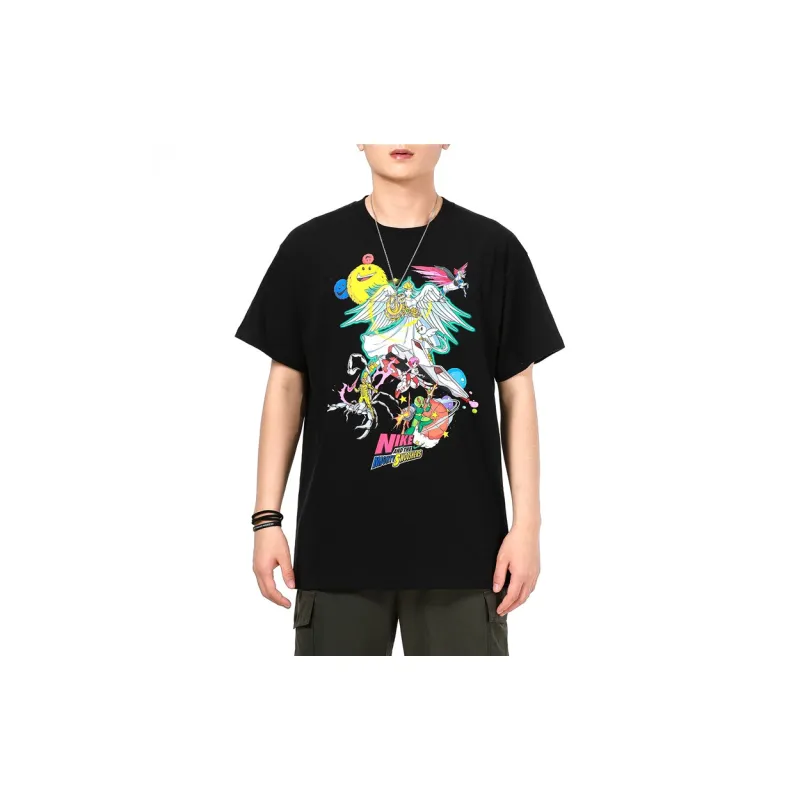 Nike T Shirts Men Black-2