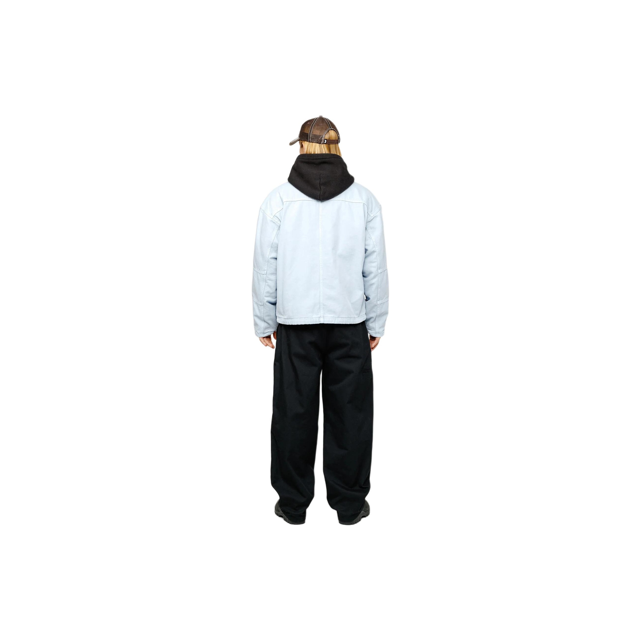 Stussy Washed Canvas Shop Jacket White | BSTN Store