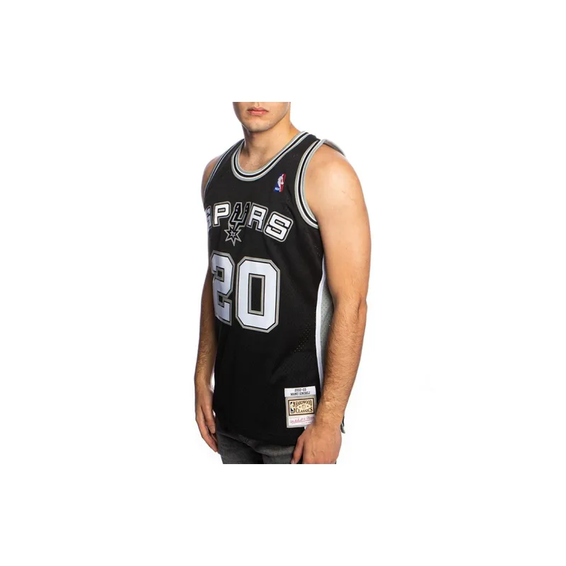 Mitchell Ness Basketball Jerseys Men Black-4