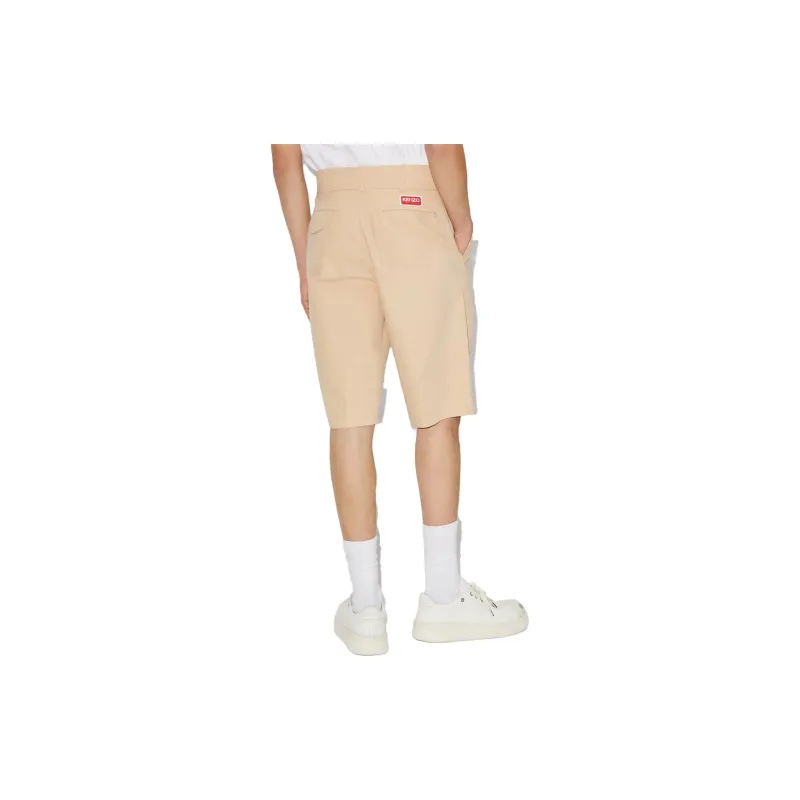 KENZO Casual Shorts Men Khaki-4
