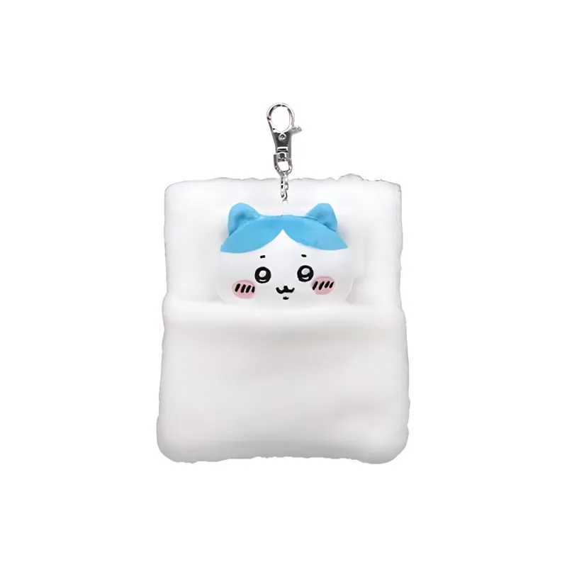 Chiikawa Hachiware Quilt Roll Storage Box Dolls Plush Pendant 14cm Height-4