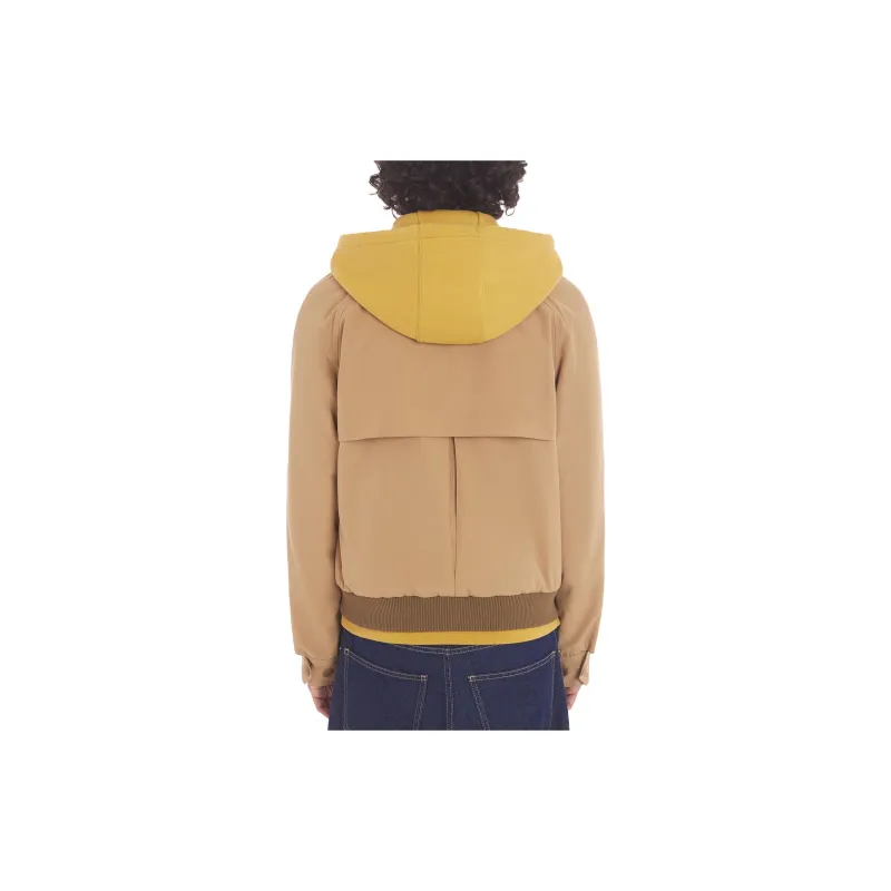 Maison Kitsune Technical Cotton Gabardine W Harrington Jacket-3