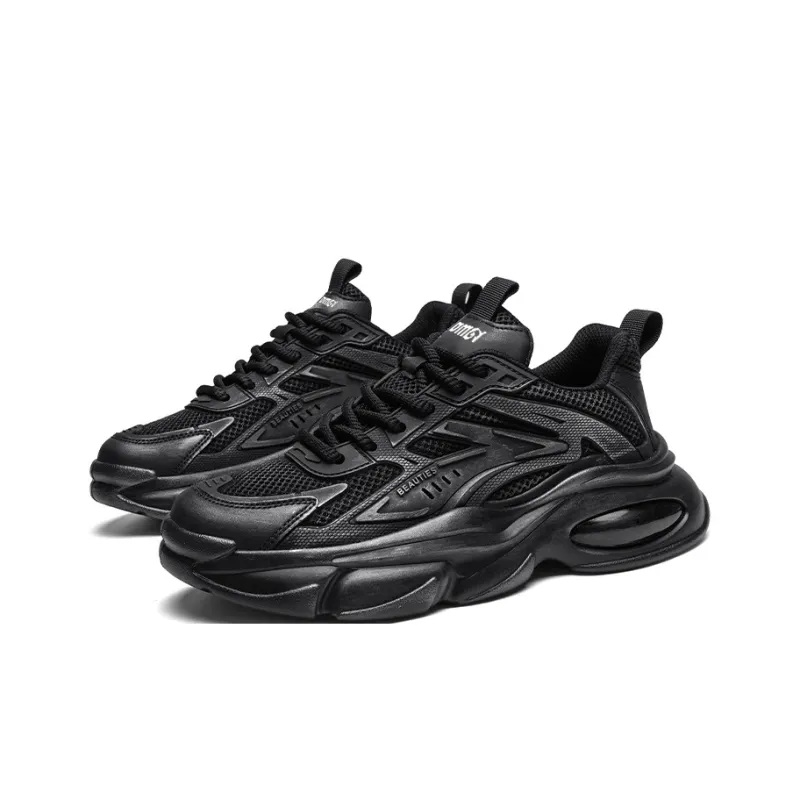 Desert Ram Cushioning Height Increasing Wear-Resistant Slip-Resistant Low-Top Casual Shoes Men's-23