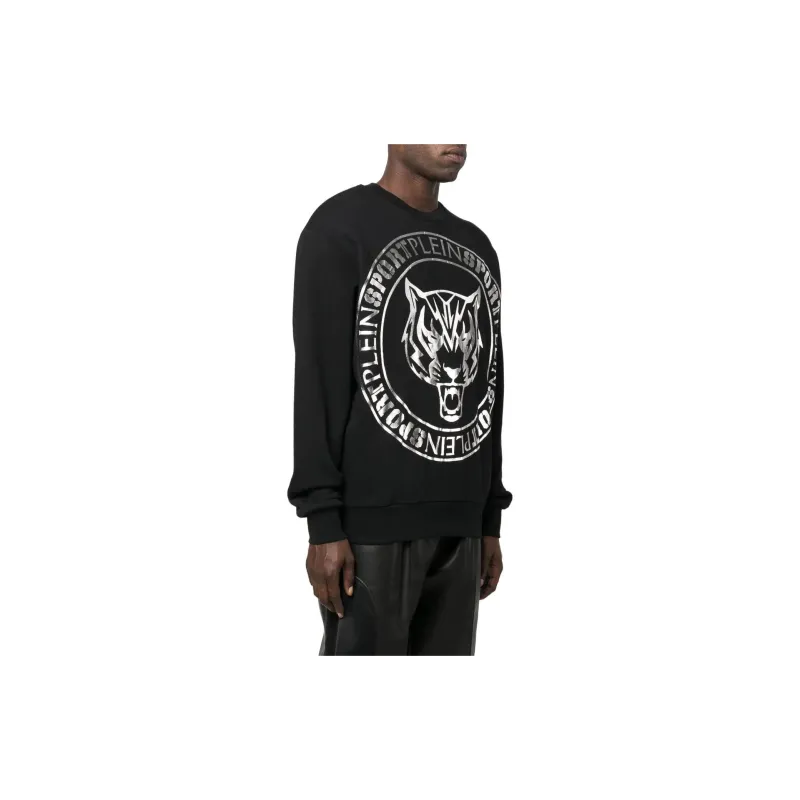 PLEIN SPORT Tiger Logo print Sweatshirt-3