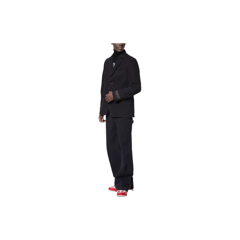 LOUIS VUITTON Denim Jacket Men's Black-1