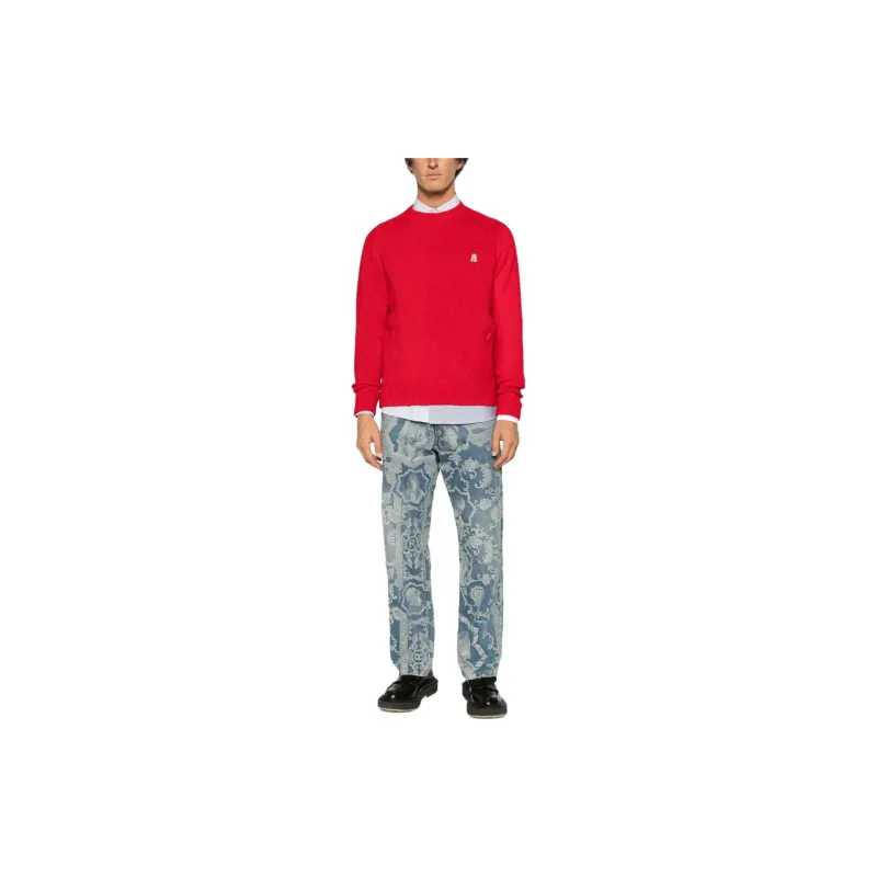 UNDERCOVER Logo patch Wool Jumper-1
