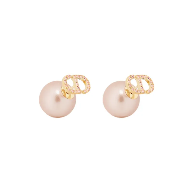 DIOR Metal Earrings Women's Pink-0