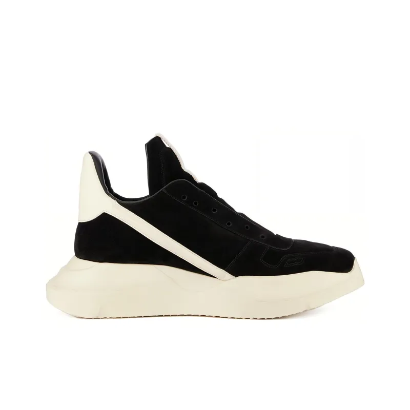 RICK OWENS/RO Geth Low Top Sports Casual Shoes Men's Black White-1
