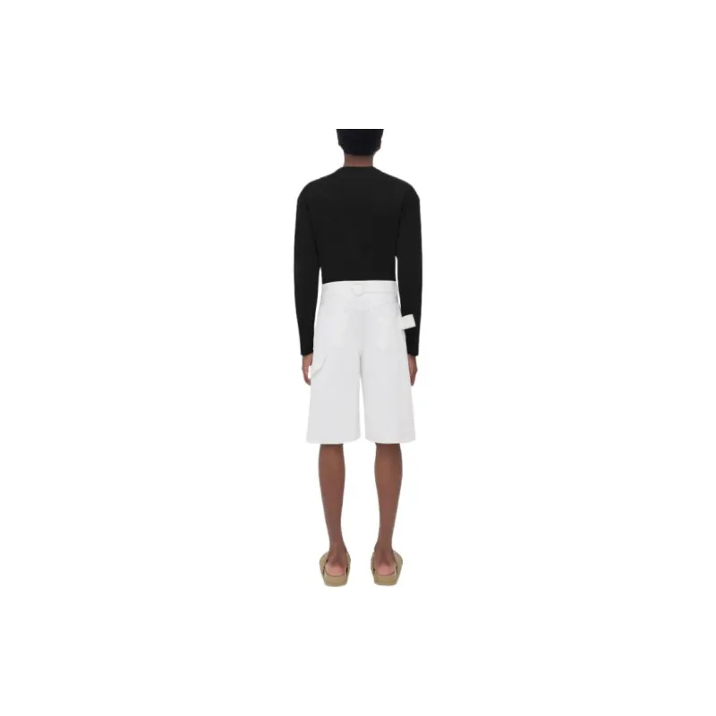 Bottega Veneta FW22 Casual Shorts Men's White-2