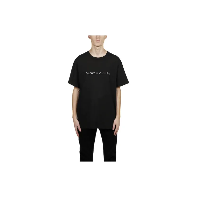 DIOR Quarterly New Products T Shirts Men Black-1