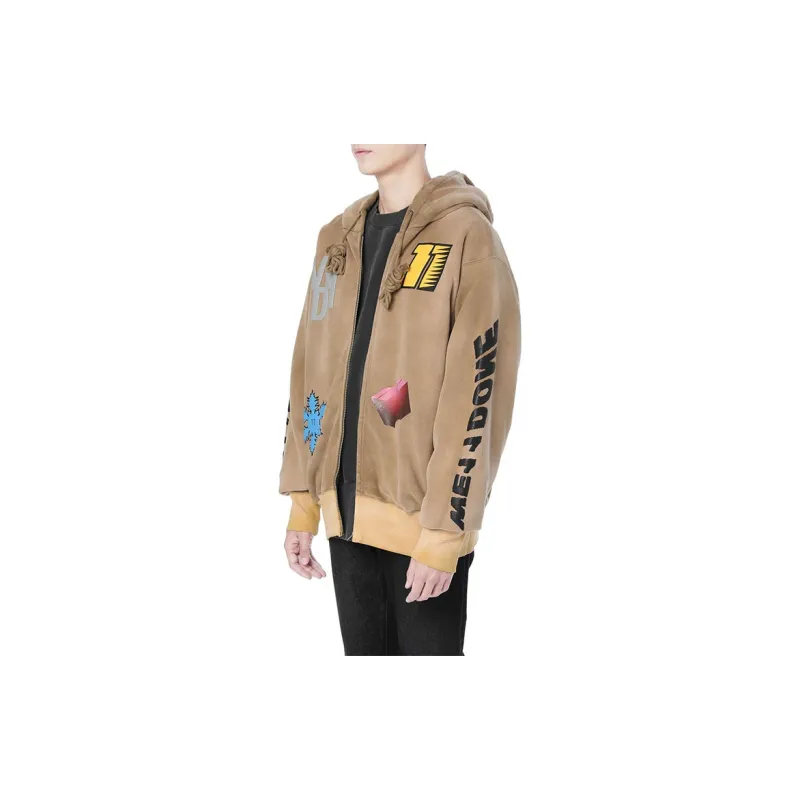 WE11DONE Sweatshirts Unisex Brown-3