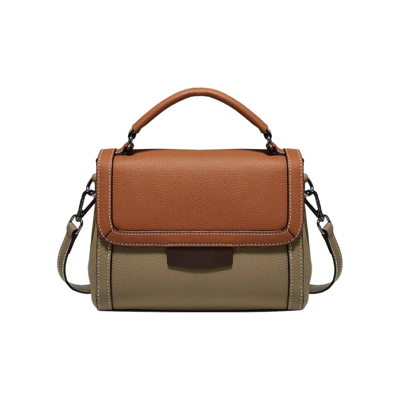 Marino Orlandi Cow Leather Bonded Synthetic Leather Shoulder Bag Handbag Crossbody Bag Medium Size Women's Multicolor-3