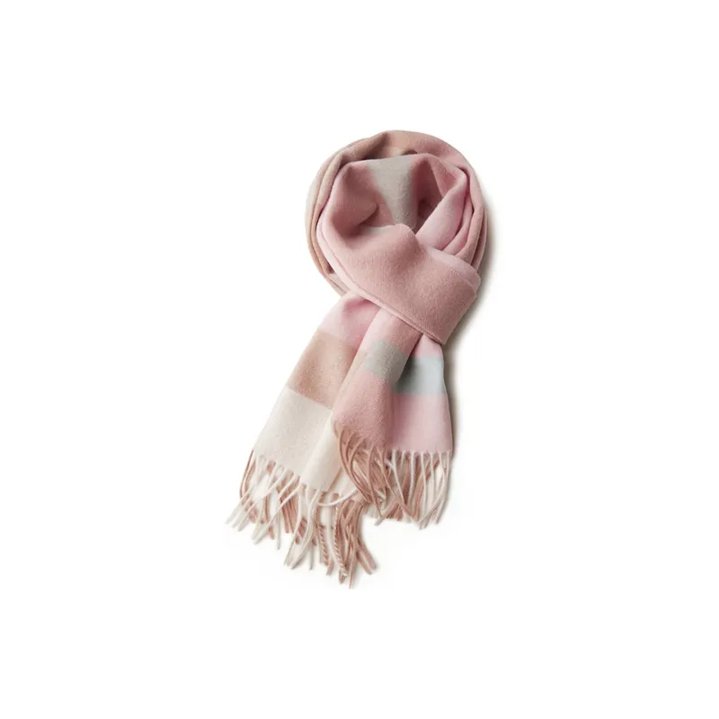 H YXIANG Wool Knit Scarves Women's-1