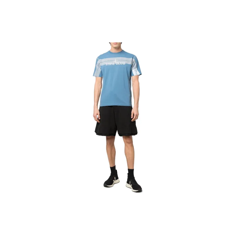 STONE ISLAND Shadow Project Speckled cotton Bermuda Shorts-3