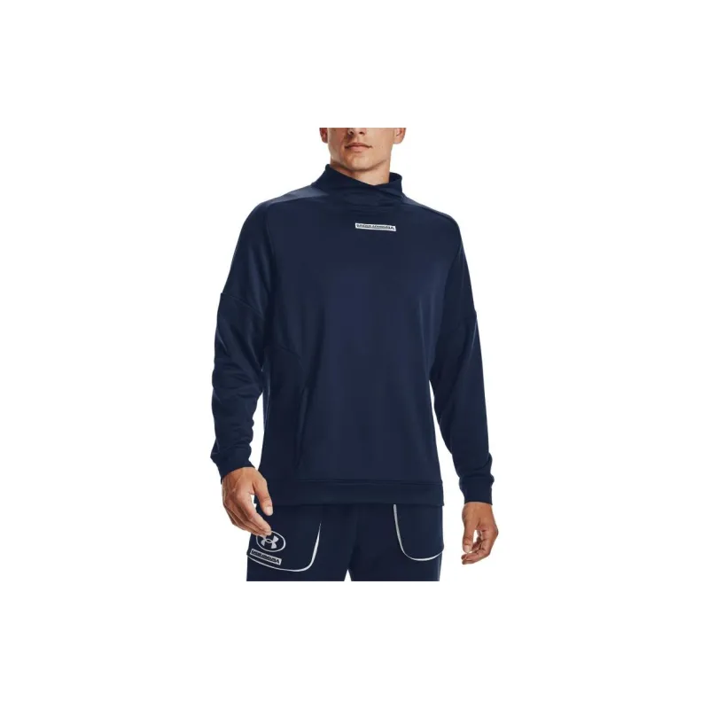 Under Armour Sweatshirts Men Navy Blue-4