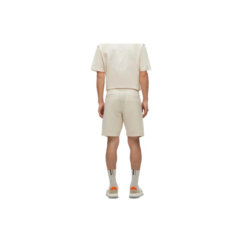 HUGO BOSS Denim Shorts Men Beige-3